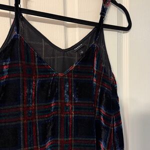 Torrid Black and Red Plaid Camisole